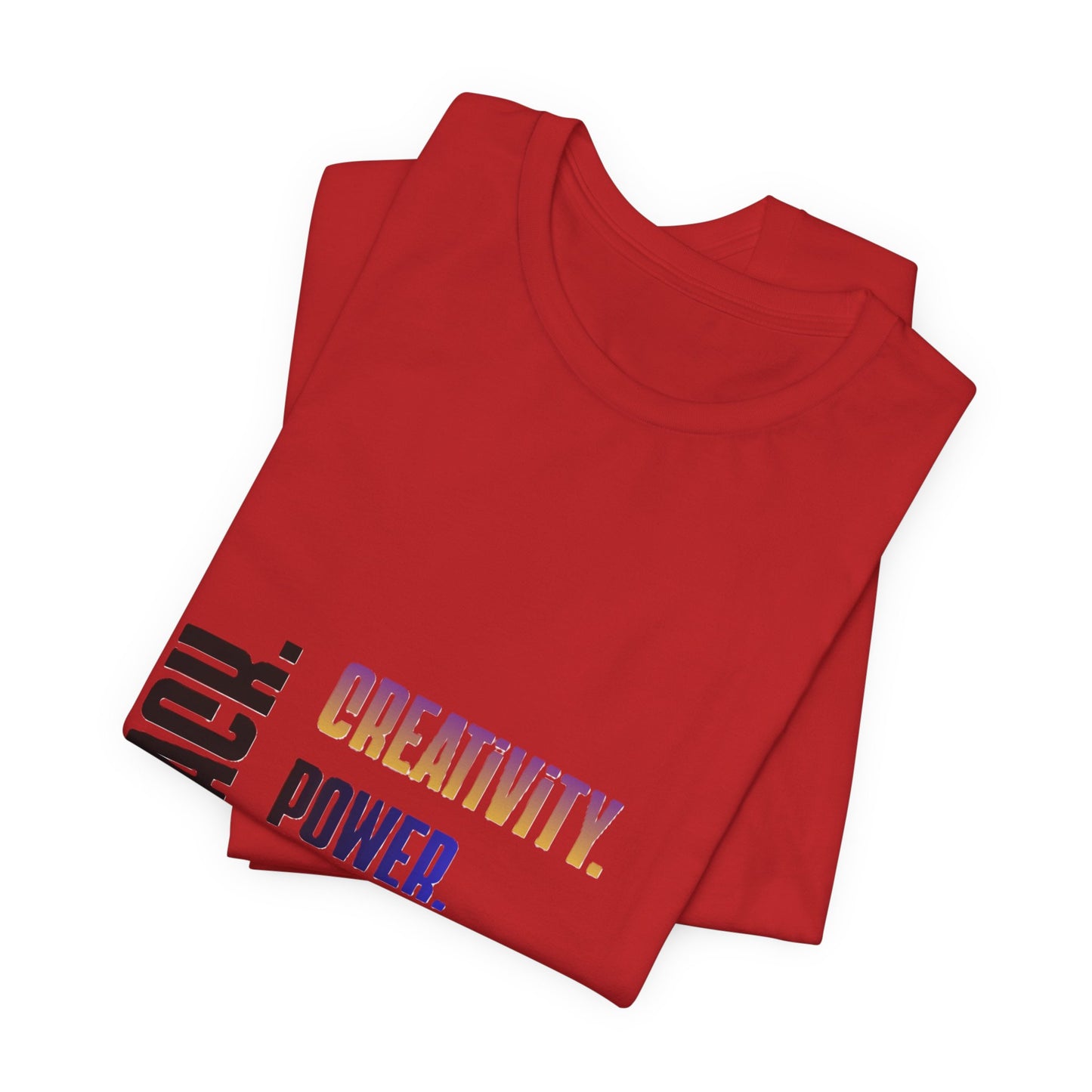 Multicolor Text Only Black. Creativity. Power. Excellence.