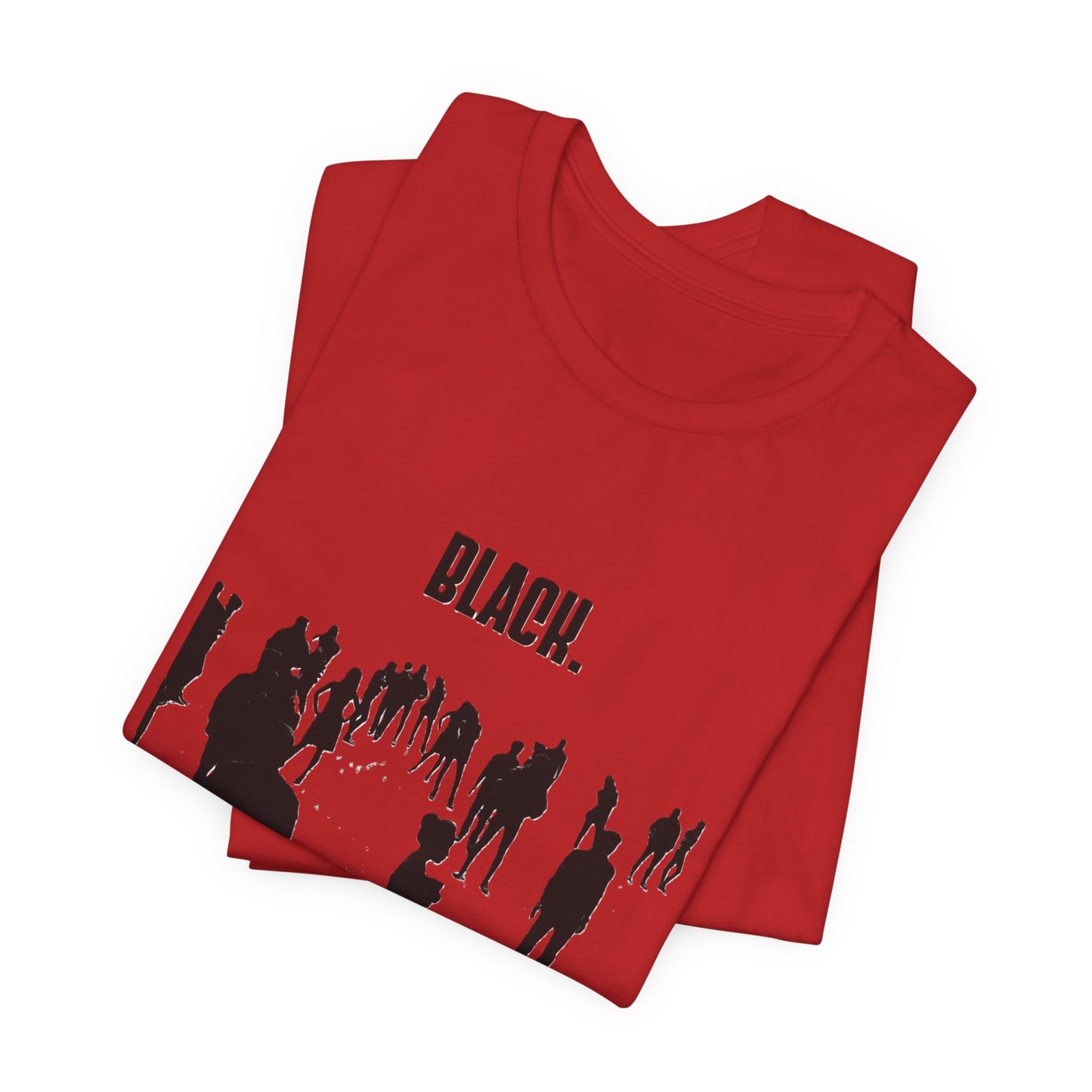 Unisex Black. Creativity. Power. Excellence. Tee — Black text