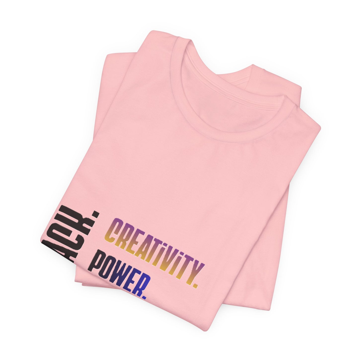 Multicolor Text Only Black. Creativity. Power. Excellence.