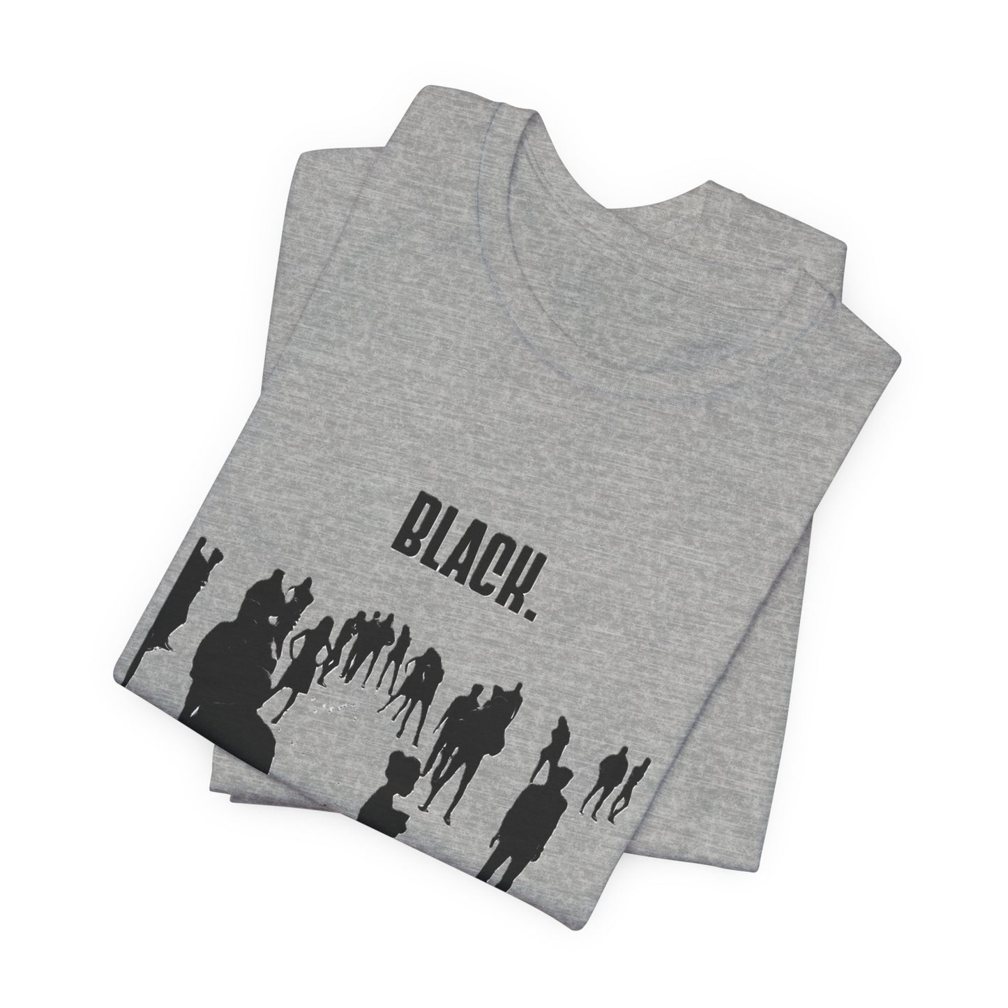 Unisex Black. Creativity. Power. Excellence. Tee — Black text