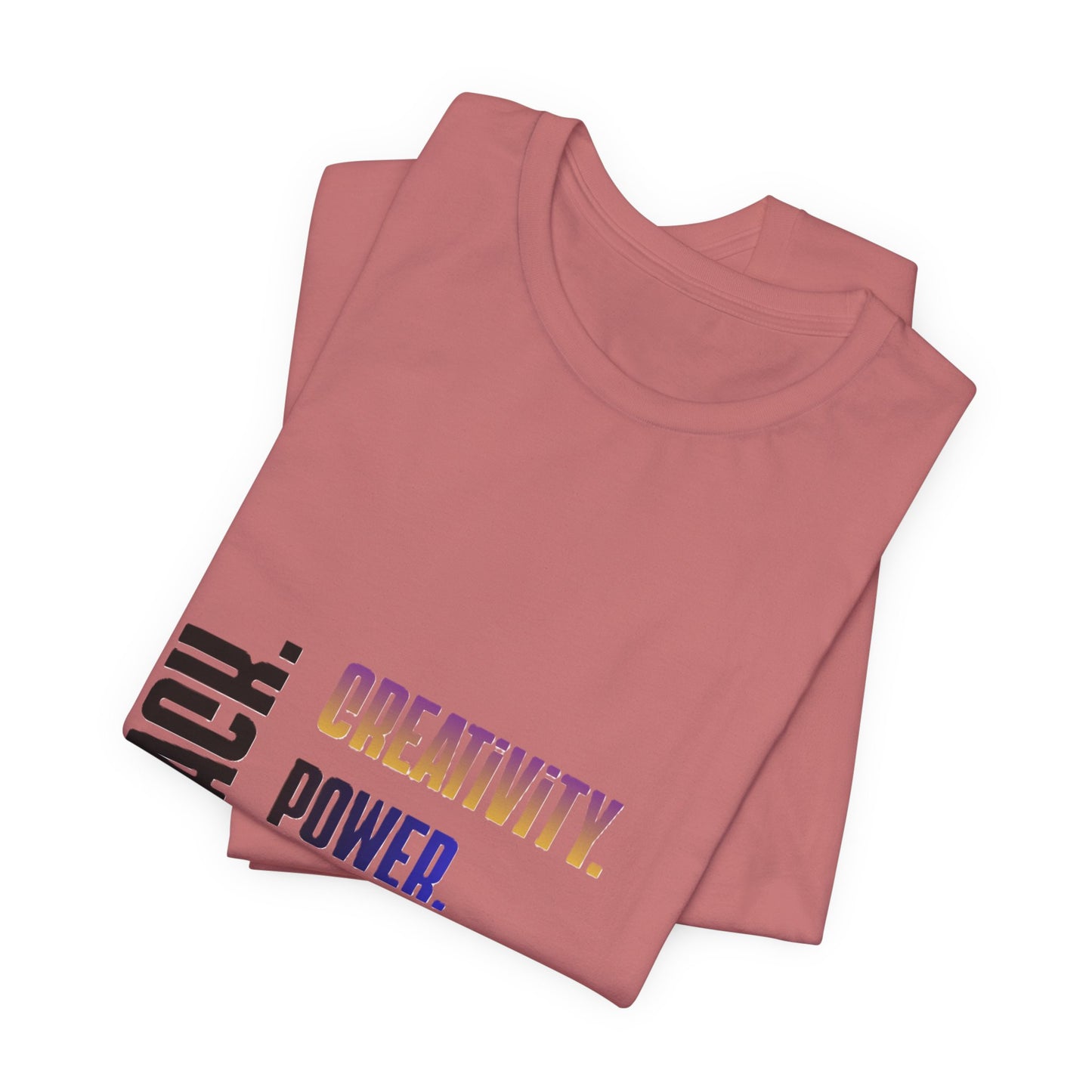 Multicolor Text Only Black. Creativity. Power. Excellence.